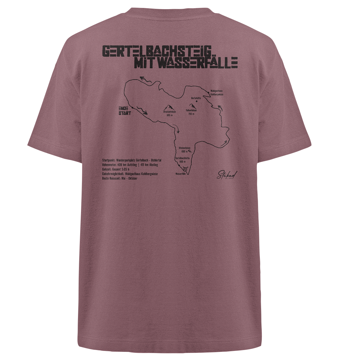 Stoked Line Outdoor Streetwear T-Shirt Gertelbach