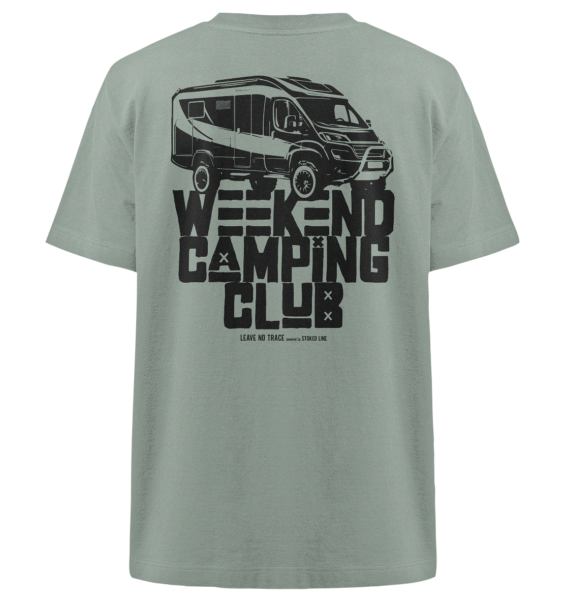 Stoked Line Outdoor Streetwear T-Shirt Camping Weekend Club