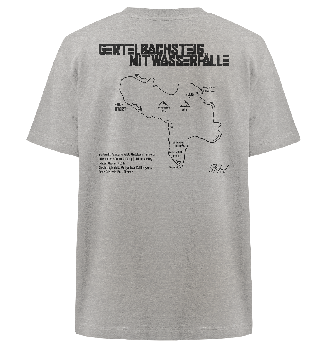 Stoked Line Outdoor Streetwear T-Shirt Gertelbach