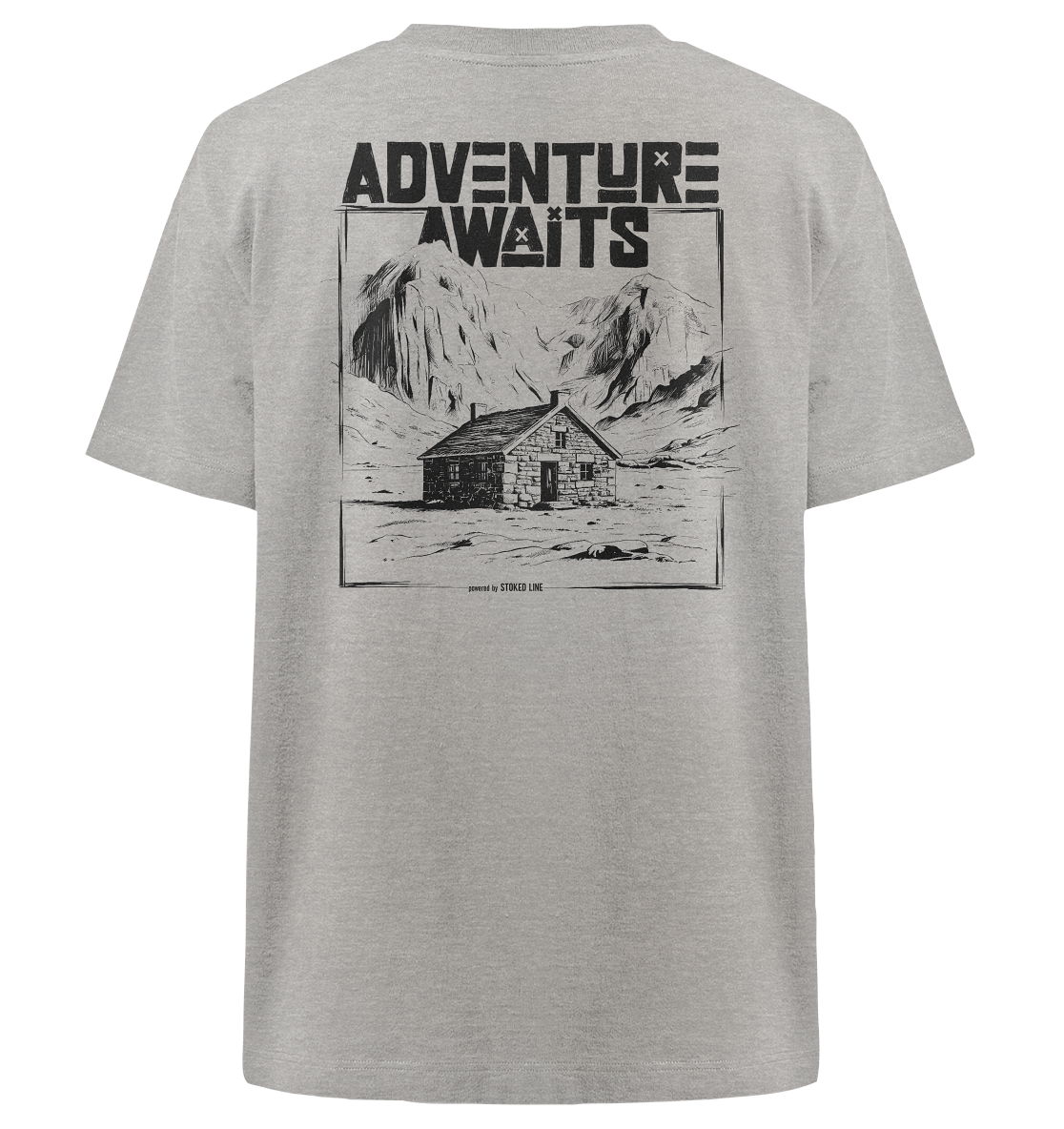 Stoked Line Outdoor Streetwear T-Shirt Adventure Awaits