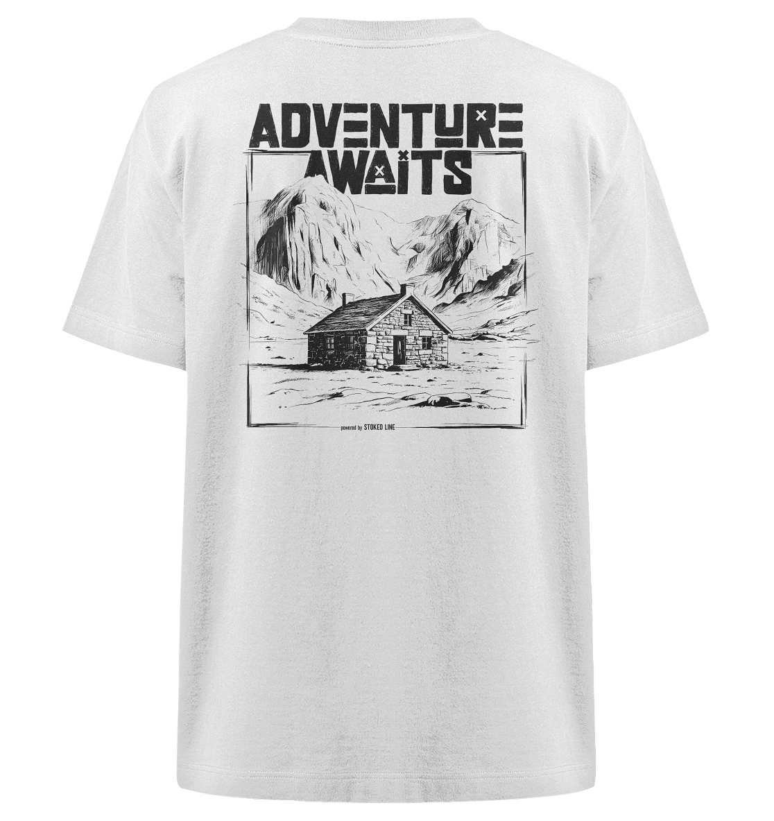 Stoked Line Outdoor Streetwear T-Shirt Adventure Awaits