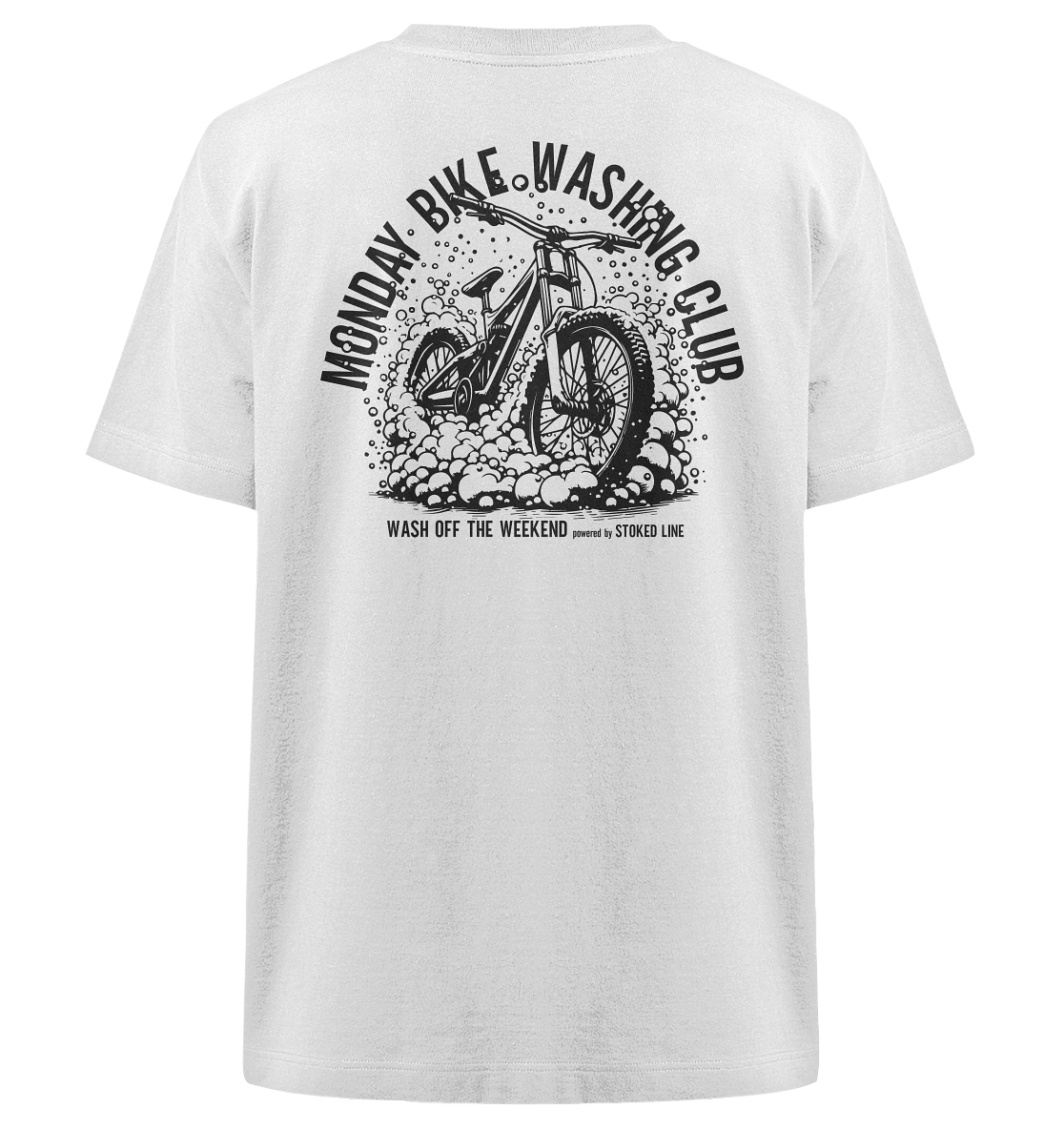Stoked Line Outdoor Streetwear T-Shirt Monday Bike Washing Club