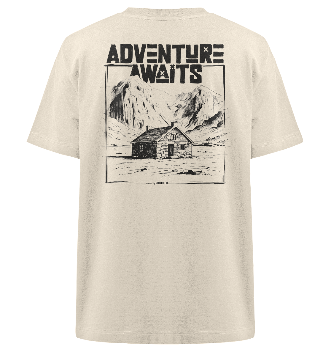 Stoked Line Outdoor Streetwear T-Shirt Adventure Awaits