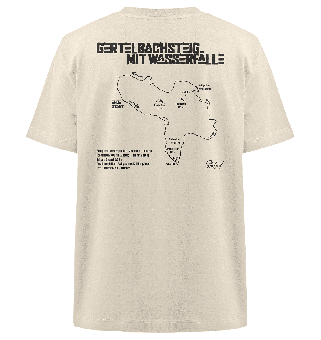 Stoked Line Outdoor Streetwear T-Shirt Gertelbach