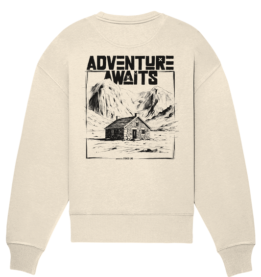 Stoked Line Outdoor Streetwear Sweatshirt Adventure Awaits