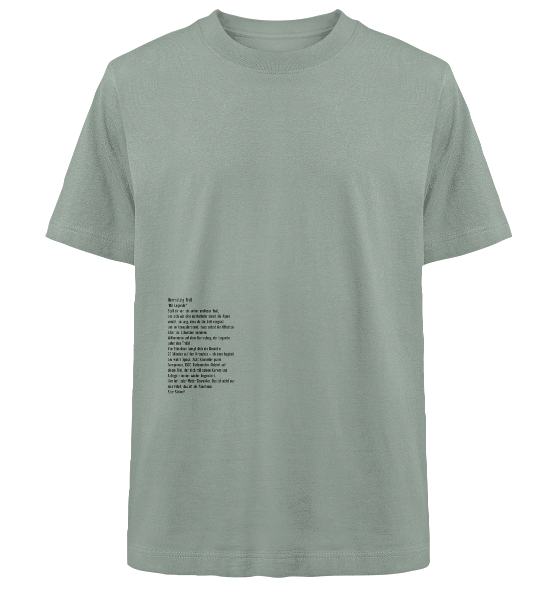 Stoked Line Outdoor Streetwear T-Shirt Herrnsteig Trail Kronplatz