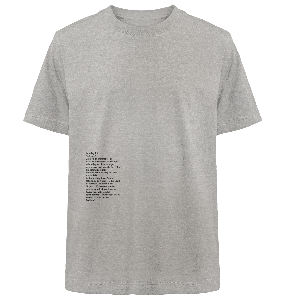 Stoked Line Outdoor Streetwear T-Shirt Herrnsteig Trail Kronplatz