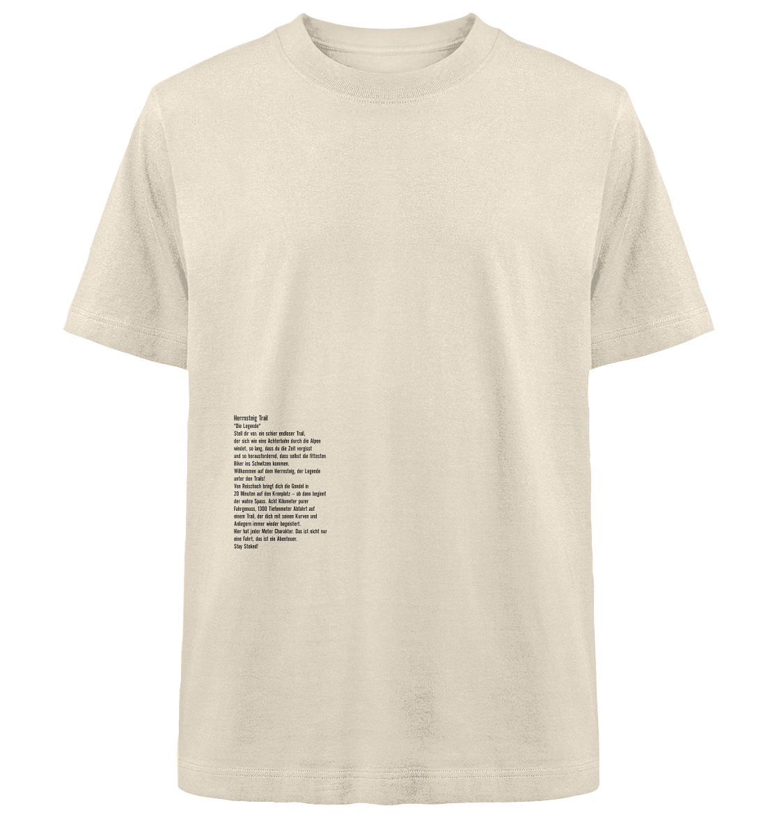 Stoked Line Outdoor Streetwear T-Shirt Herrnsteig Trail Kronplatz